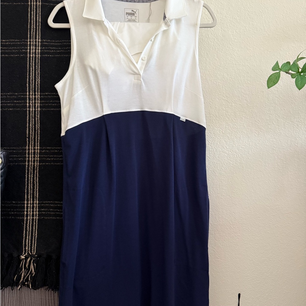 Puma white and Navy Golf Dress